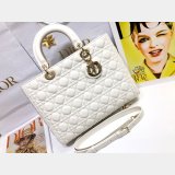 High Quality bag Duplicate dior lady lambskin 32CM HANDBAG