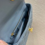 High Quality Dior Caro 20cm Cheap blue bags