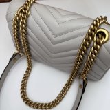 Grey GG Marmont 446744 Mini Matelassé Gucci Copys Bag