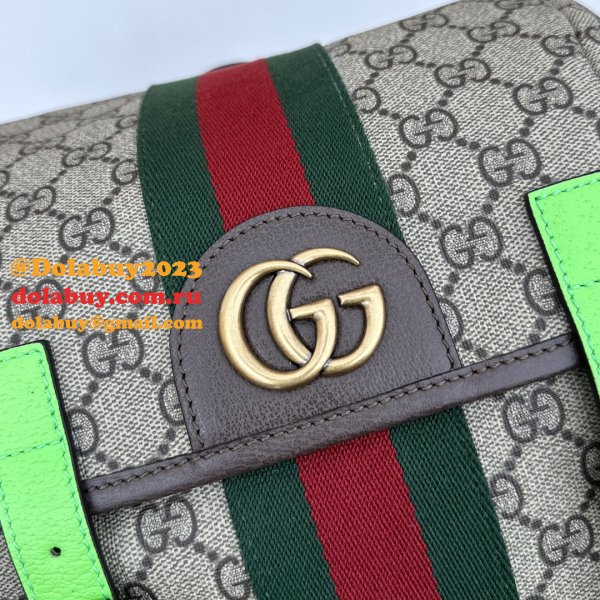 Gucci GG Supreme Ophidia Inspired Backpack Wholesale 598140 Straps