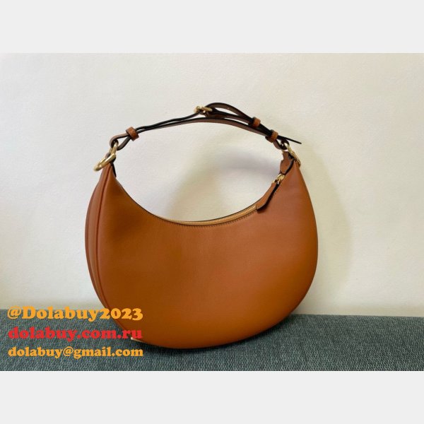 UK Fendi Fendigraphy leather shoulder hobo bag