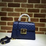 Copy Gucci Best GG Supreme Padlock Small Top Handle 453188 Bag