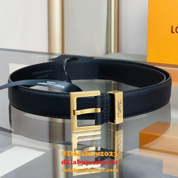 High Quality SAINT LAURENT Top QualityS BELT 20/30MM ONLINE