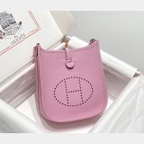 Hermes Knockoff Mini Evelyne TPM Bag Pink