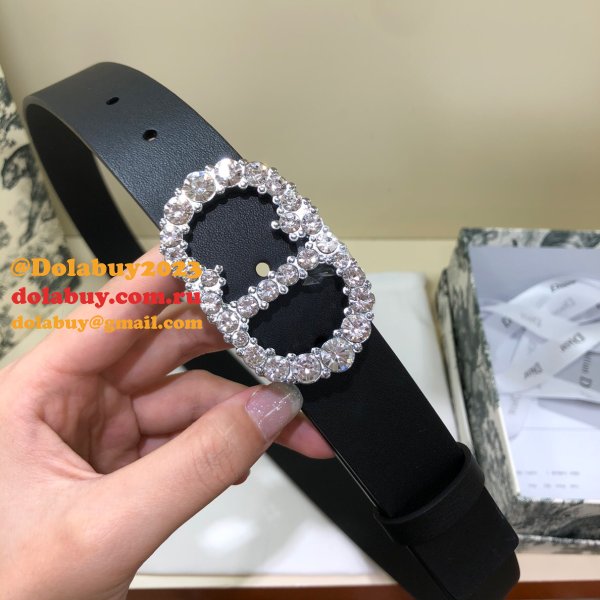 Perfect Christian Dior AAA Belts 30mm Best