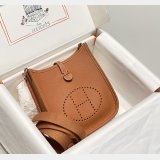 Perfect Hermes Evelyne III TPM Mini Camel Bags