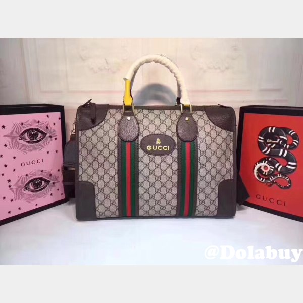 Gucci Best High Quality Travel 459311 Brown Fakes bag