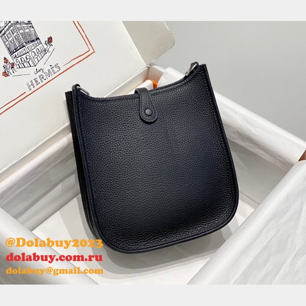 AAA+ Hermes Mini Evelyne TPM Bag Black