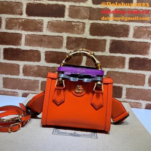 Gucci designer Knockoff 702732 Diana mini tote bag leather