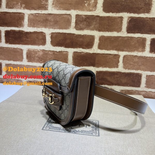 Gucci Duplicate Horsebit 1955 Rounded Belt 760198 Inspired