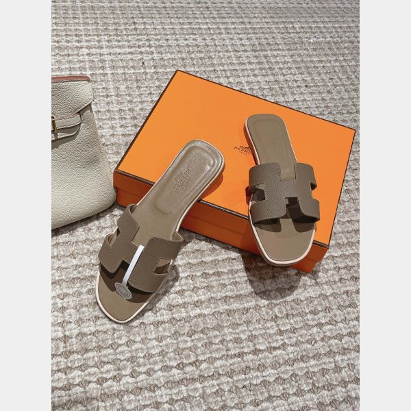 7 Star AAA+ hermes Oran sandal Epsom calfskin