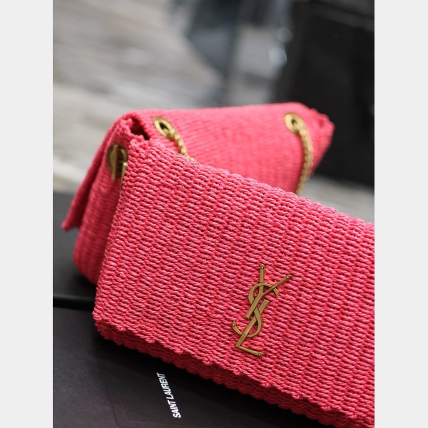 Designer Copy Saint Laurent Kate Clutch 553804 Rose Bag