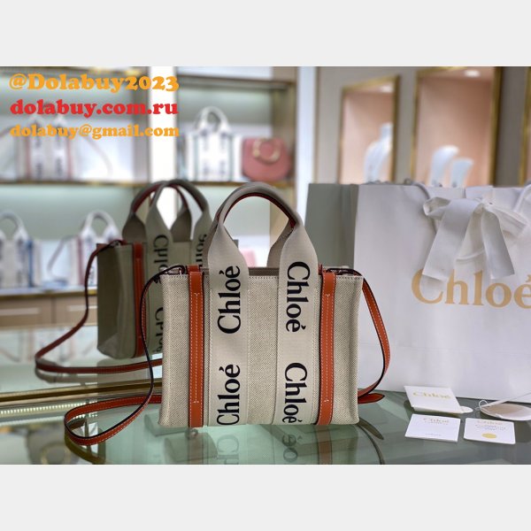 Best Quality Duplicate Chloe 1:1 Tote Woody  Bag  26CM