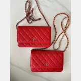 CLASSICAL Perfect CC WOC SMALL CAVIAR LEATHER CHAIN BAG