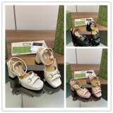 1:1 Mirror gucci Lady horsebit-detailed leather sandals