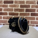 Affordable 446744 Black Marmont Top-Quality 7 Star Gucci Bags