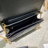 Duplicates Saint Laurent Becky Large chain bag in quilted lambskin