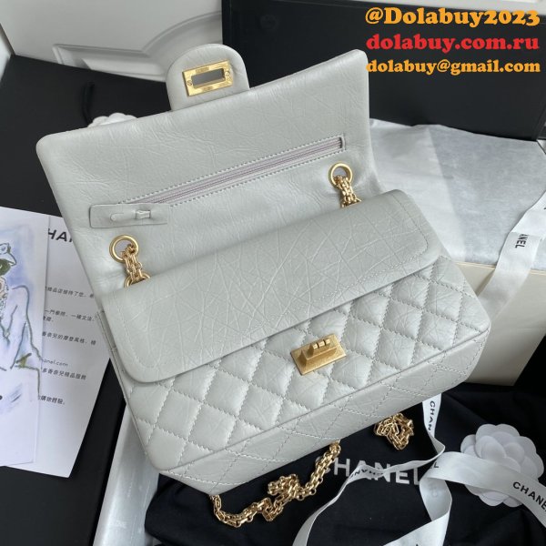 Fashion CC 2.55 Top original Flap Reissue Milky white Bag