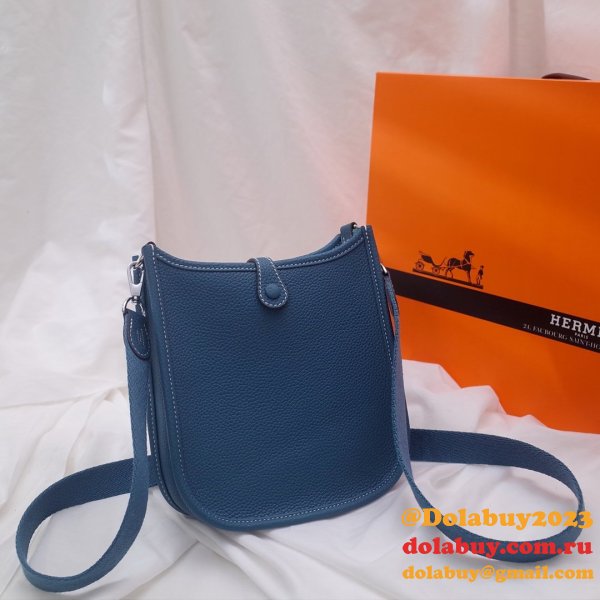 Cheap High Quality Copy Hermes Evelyne For Blue Sale