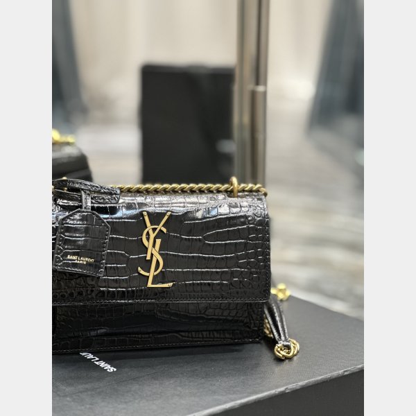 Fake YSL 1:1 Mirror 19cm Yves Saint Laurent Sunset 441972 Bag