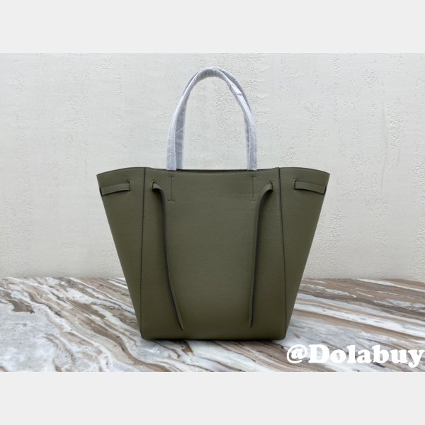 Wholesale Cheap Wholesale Celine Army Green Cabas Bags Online