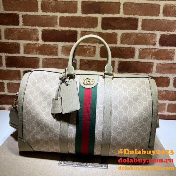 Gucci Our Copy Ophidia 681295 GG Supreme Duffle Tote Bag