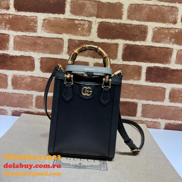 Gucci Luxurys Diana 1:1 Mirror Tote Perfect 739079 Bag