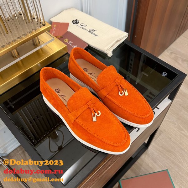 First Copy Loro Piana Fashion 2023 Retro Casual Shoes