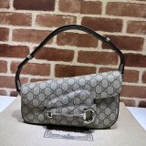 Perfect Gucci Designer Horsebit 764155 7 Star 1955 Shoulder Beige Bag