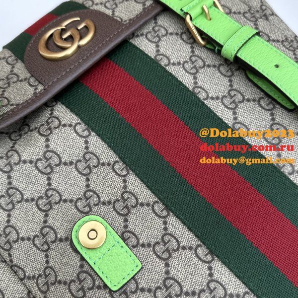 Gucci GG Supreme Ophidia Inspired Backpack Wholesale 598140 Straps