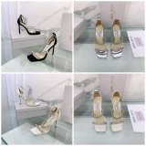 Suede Sandals Knockoff Jimmy Choo 7 Star Heel 10CM Shoes