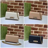 Chain Wallet Gucci Top Quality Interlocking G Python 746056 Bag