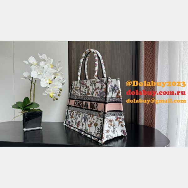 Fashion CD Book Tote Fake 36CM Christian Dior Bags