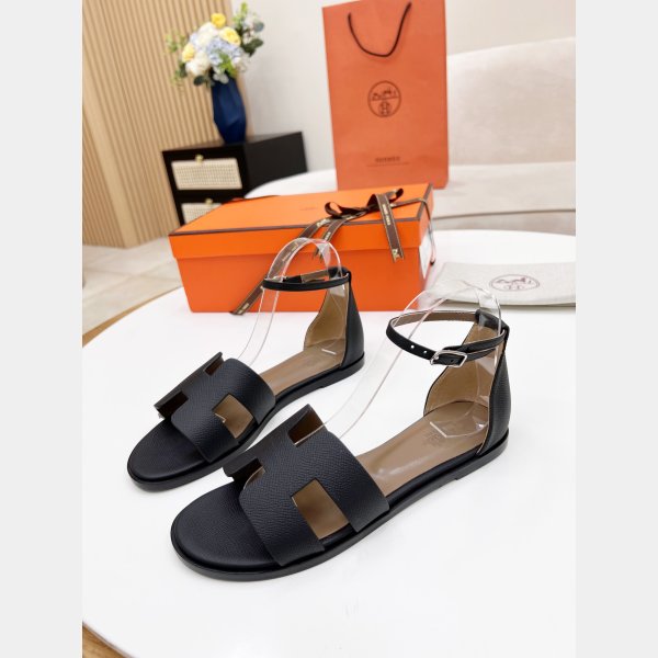 Copy HERMES SANTORINI EPSOM SANDALS 2024