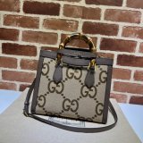 Gucci Fake Usa 660195 GG Canvas Diana Tote Bag