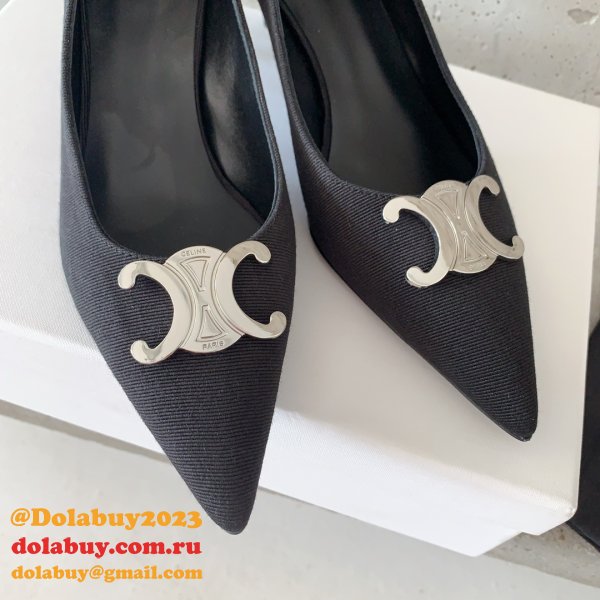 High Quality 1:1 Mirror Celine high heel shoes