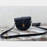 Celine High Quality bag Small Besace 16 Bag Black satinated calfskin