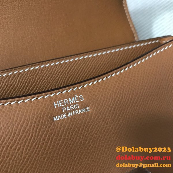 Hermes Constance Bag 18cm Epsom Leather Camel 1:1 Mirror