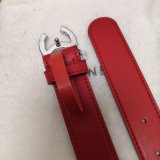 Top Quality Wholesale CC Double C Belt Red Width 3.0cm 1135