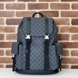 Gucci Men 792080 GG Designer Top Qualitys Backpack In Black GG Supreme