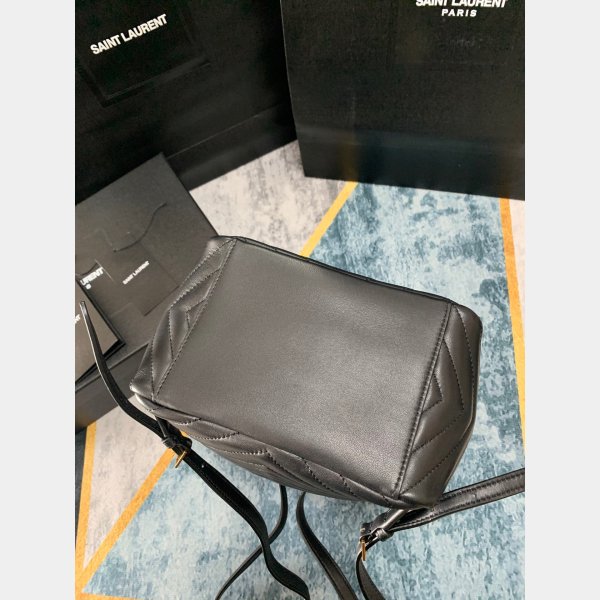 Best Quality Top Quality Saint Laurent 672609 1EL07 JOE Backpack Black