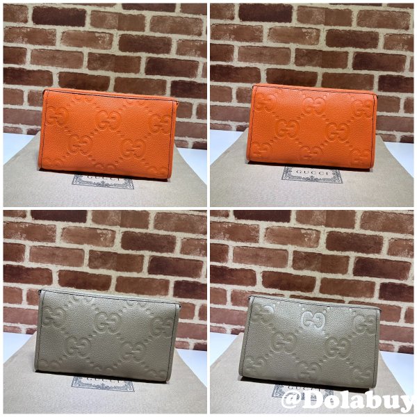 Sale 1:1 Gucci Jumbo GG Pouch 739490 Best Handbag