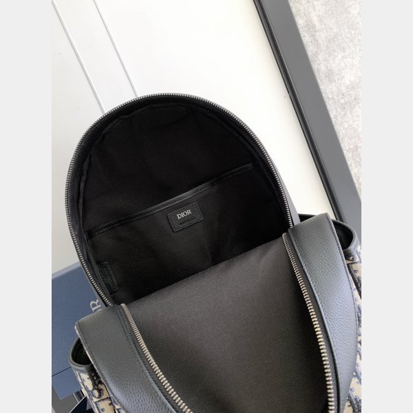 Christian Dior Designer Oblique Backpack 8012 1:1 Mirror Store