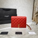 Duplicates Saint Laurent Becky Large chain bag in quilted lambskin