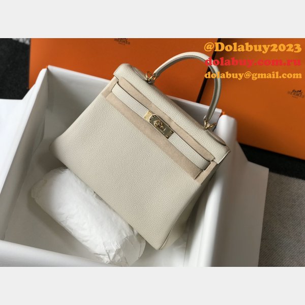 High Quality Customize Hermes Kelly 25MM/28MM TOGO LEATHER For Sale Inspired