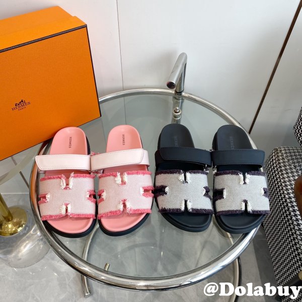 Knockoff hermes Chypre couple sandal