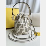 Knockoff Wholesale Fendi Mon Tresor FF small BUCKET BAG