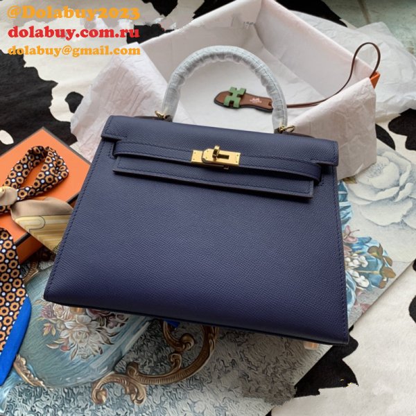 Customize The Best High Quality bag Hermes Epsom Kelly 25-28cm Handbags