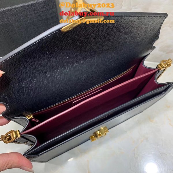 YSL AAA+ New Cassandra 532750 Caviar Envelope Bag