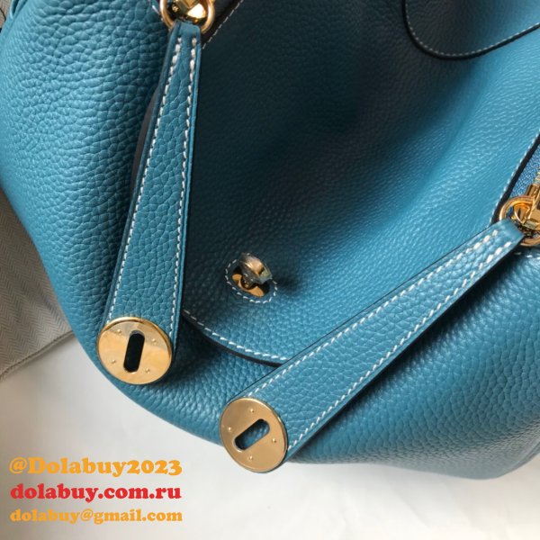 Hermes AAA+ Blue Lindy 26cm Bags Sale Outlet Online